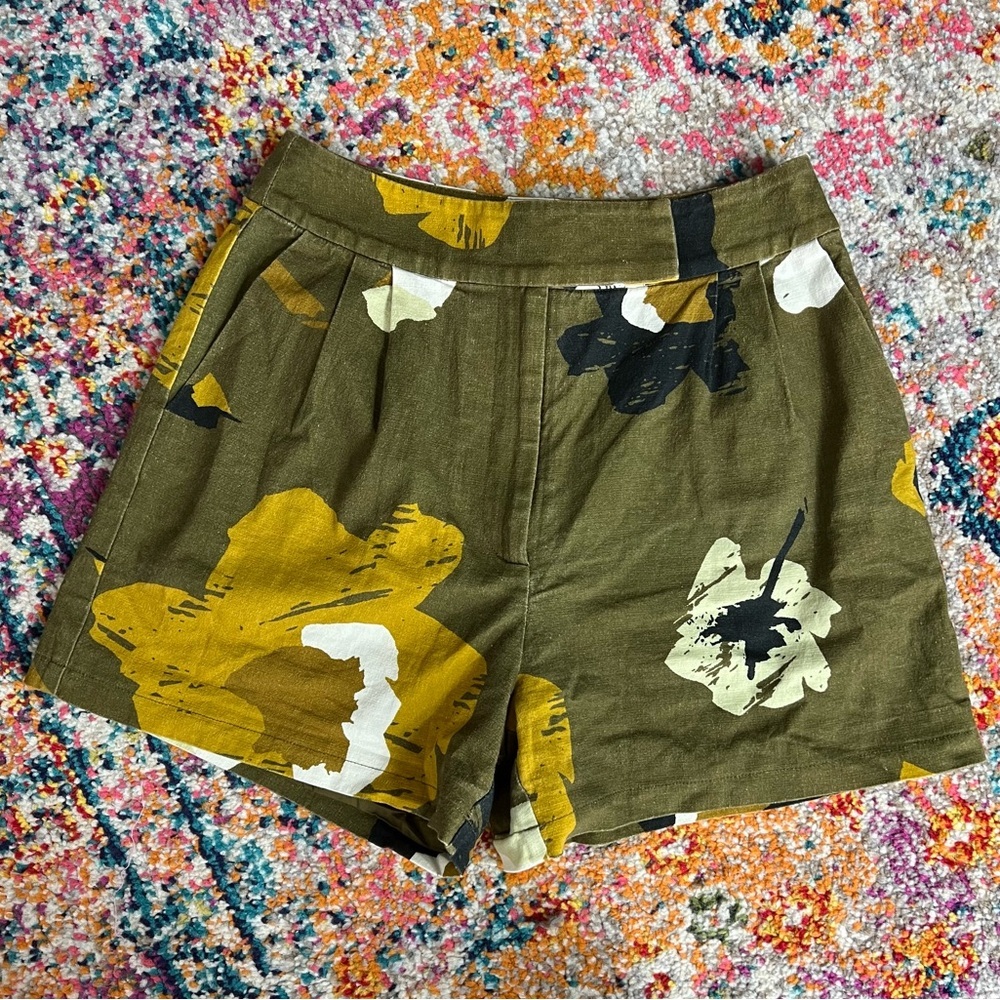 Our Second Nature Cotton‎ Floral Earthy Shorts